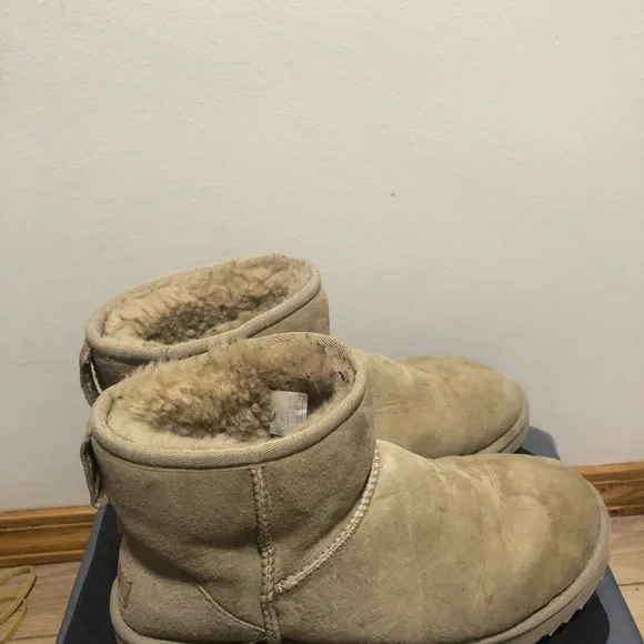 UGG 1016222 Classic Mini II Women's Chestnut Winter Ankle Boots Size 8 - Picture 5 of 14